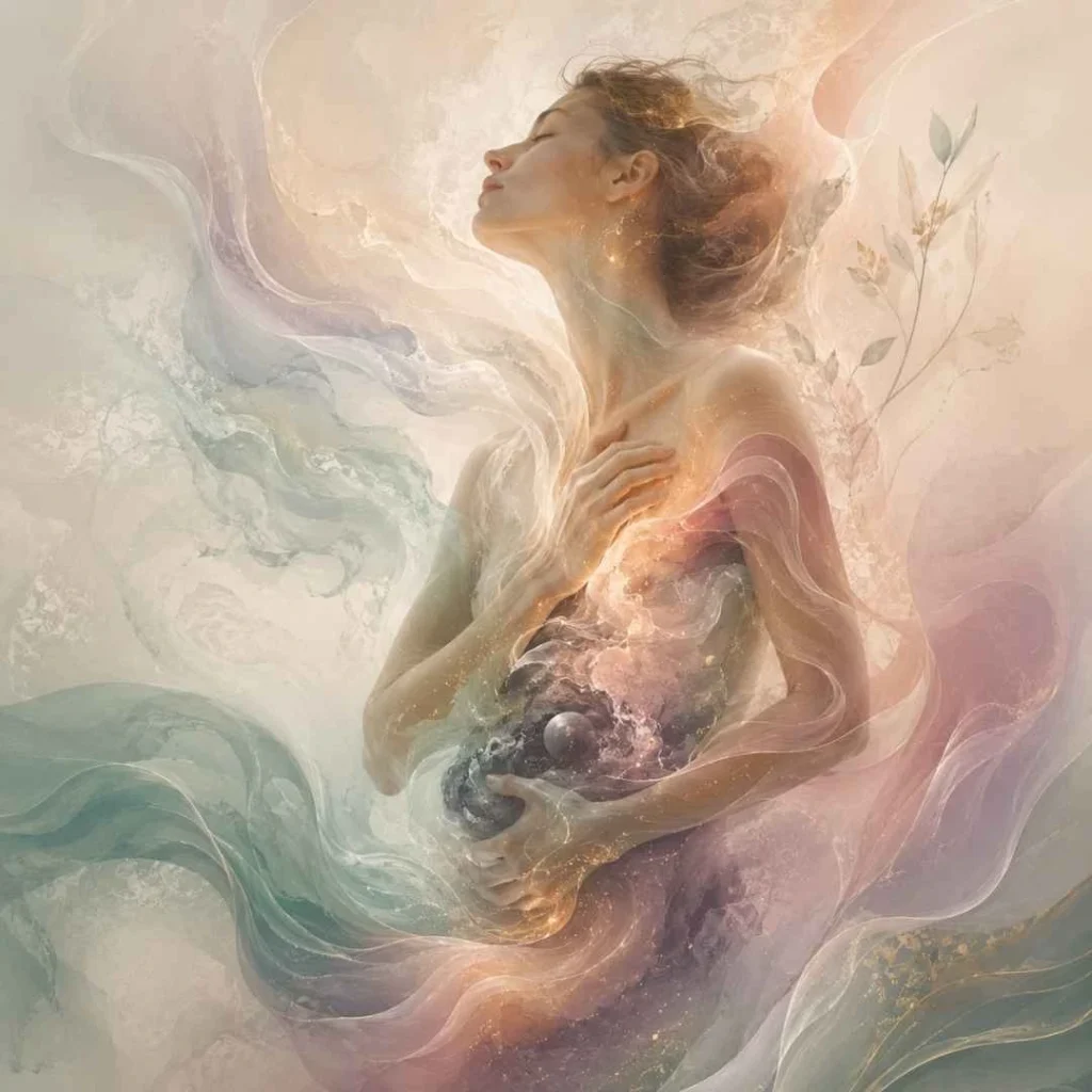 Immagine artistica sulle emozioni, il vissuto interiore e ciò che resta trattenuto nel percorso di Loredana Marzano